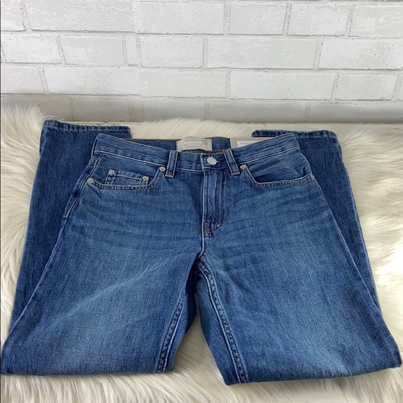 Everlane NWT Relaxed Straight Leg Distressed Jeans - Picture 8 of 16
